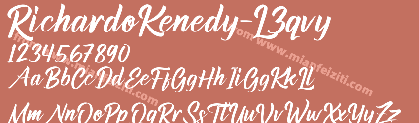 RichardoKenedy-L3qvy字体预览